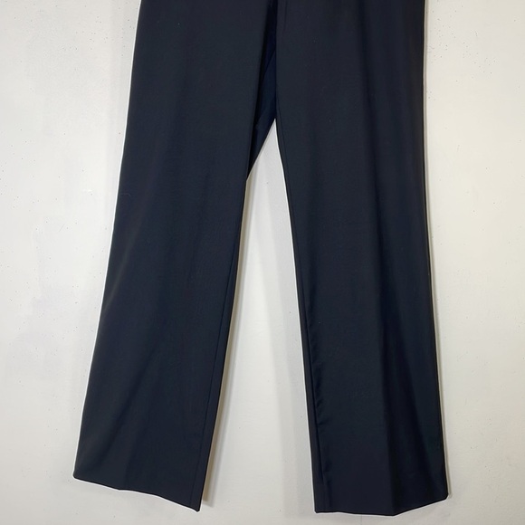 BALENCIAGA EU38 Italy Made Virgin Wool Black Straight Leg Trousers. - Picture 10 of 14